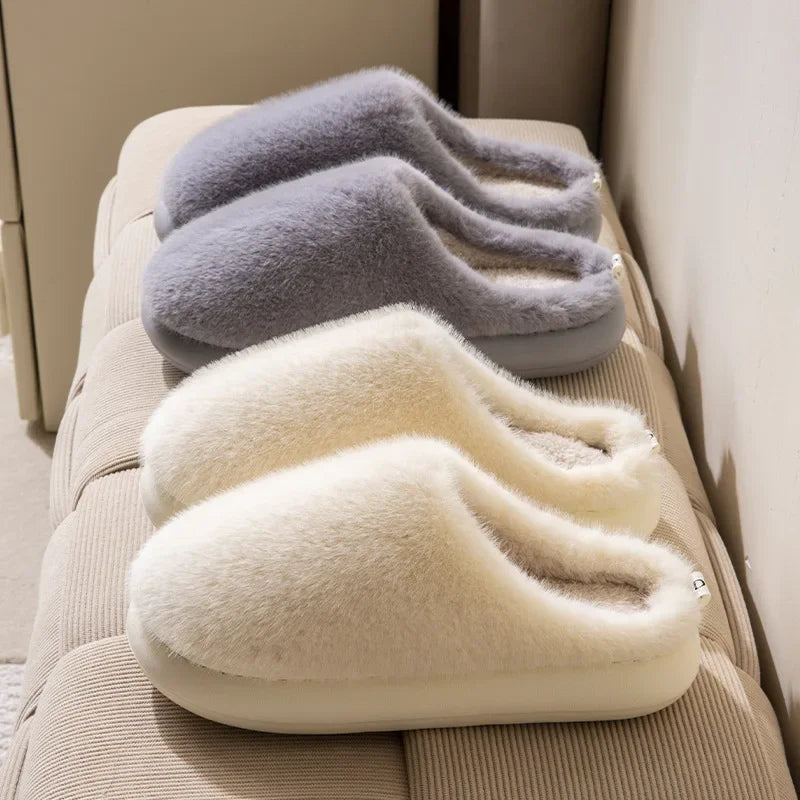 Leah | Women’s Plush Closed-Toe Indoor Slippers with Soft Warm Lining