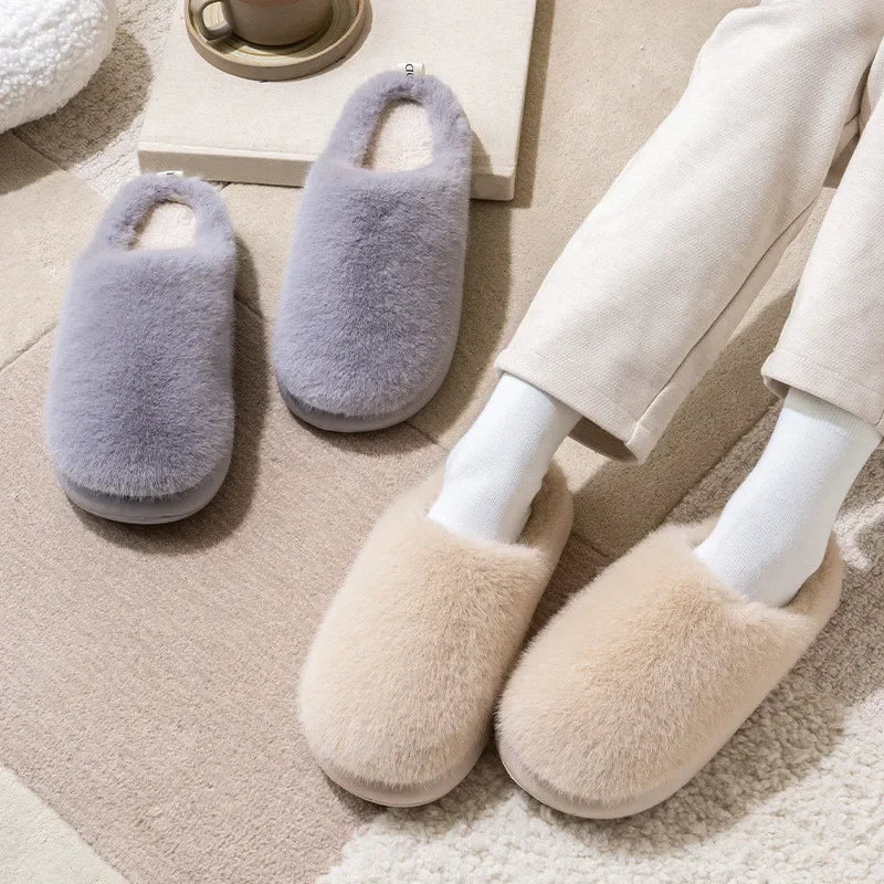 Leah | Women’s Plush Closed-Toe Indoor Slippers with Soft Warm Lining