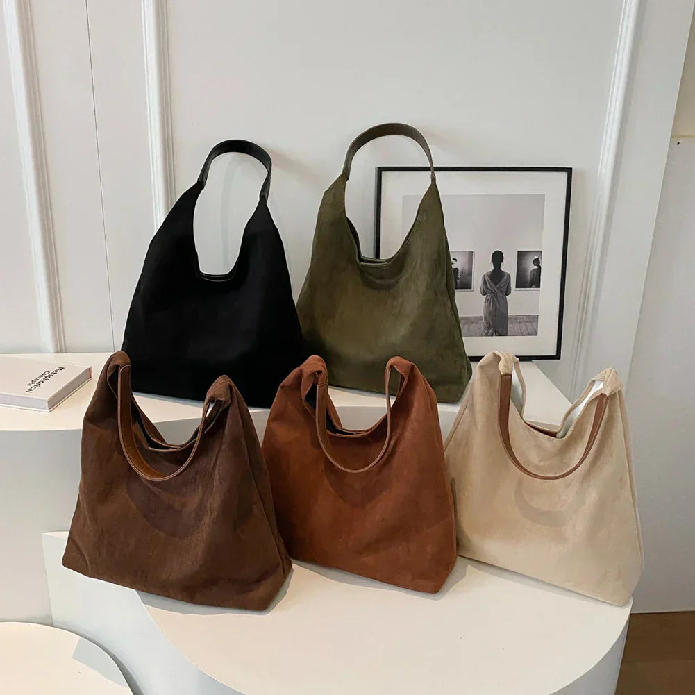 Adelinda | Women's Premium Suede Tote Bag – Stylish and Elegant Handbag for Everyday Use