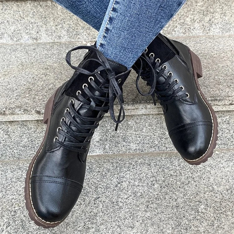 Monick | Women's Orthopaedic Support Boots with Block Heel