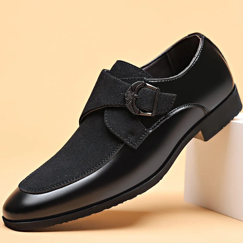 Jethro | Men's Slip-On Buckled Business Casual Shoes