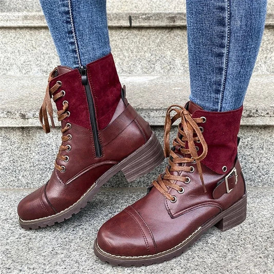 Monick | Women's Orthopaedic Support Boots with Block Heel