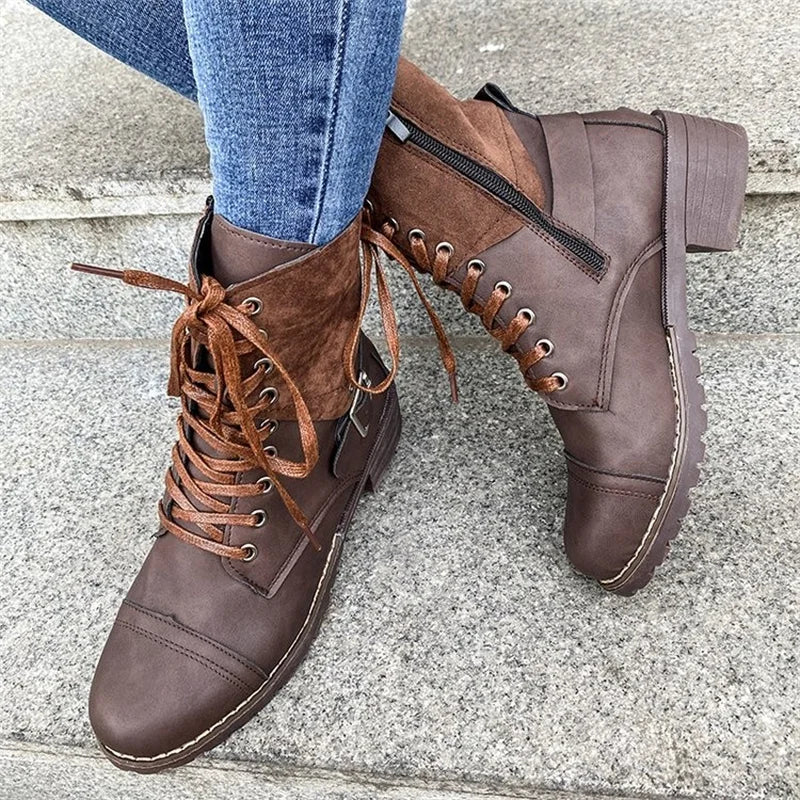 Monick | Women's Orthopaedic Support Boots with Block Heel