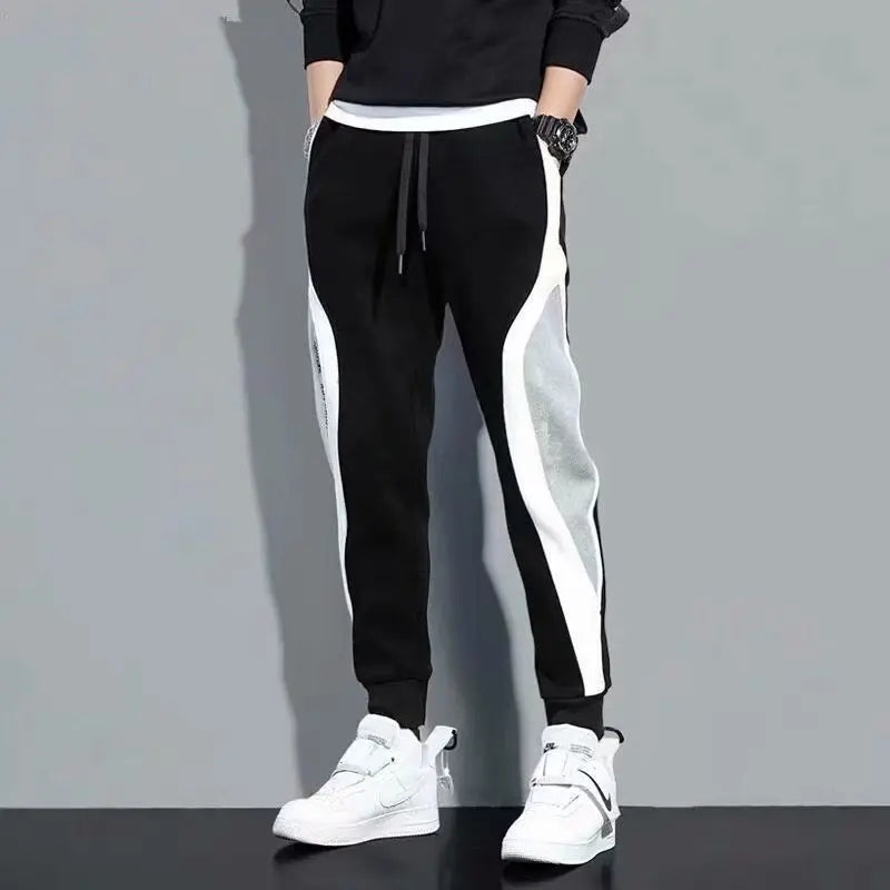 Brent | Tricolour Drawstring Sports Joggers – Comfort Meets Performance