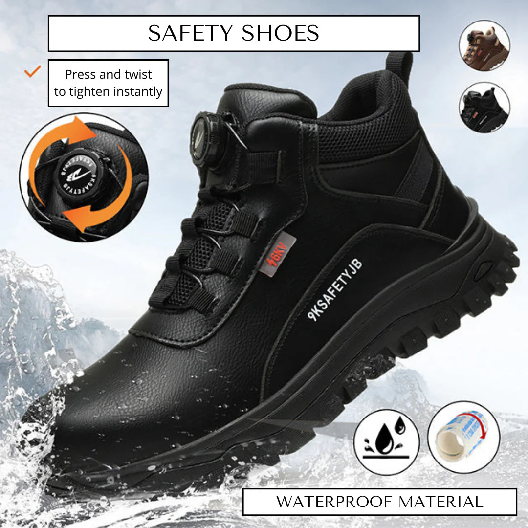 Richmond | Premium Ultralight Safety Shoes – Shockproof, Puncture-Resistant & Waterproof with Ankle Protection