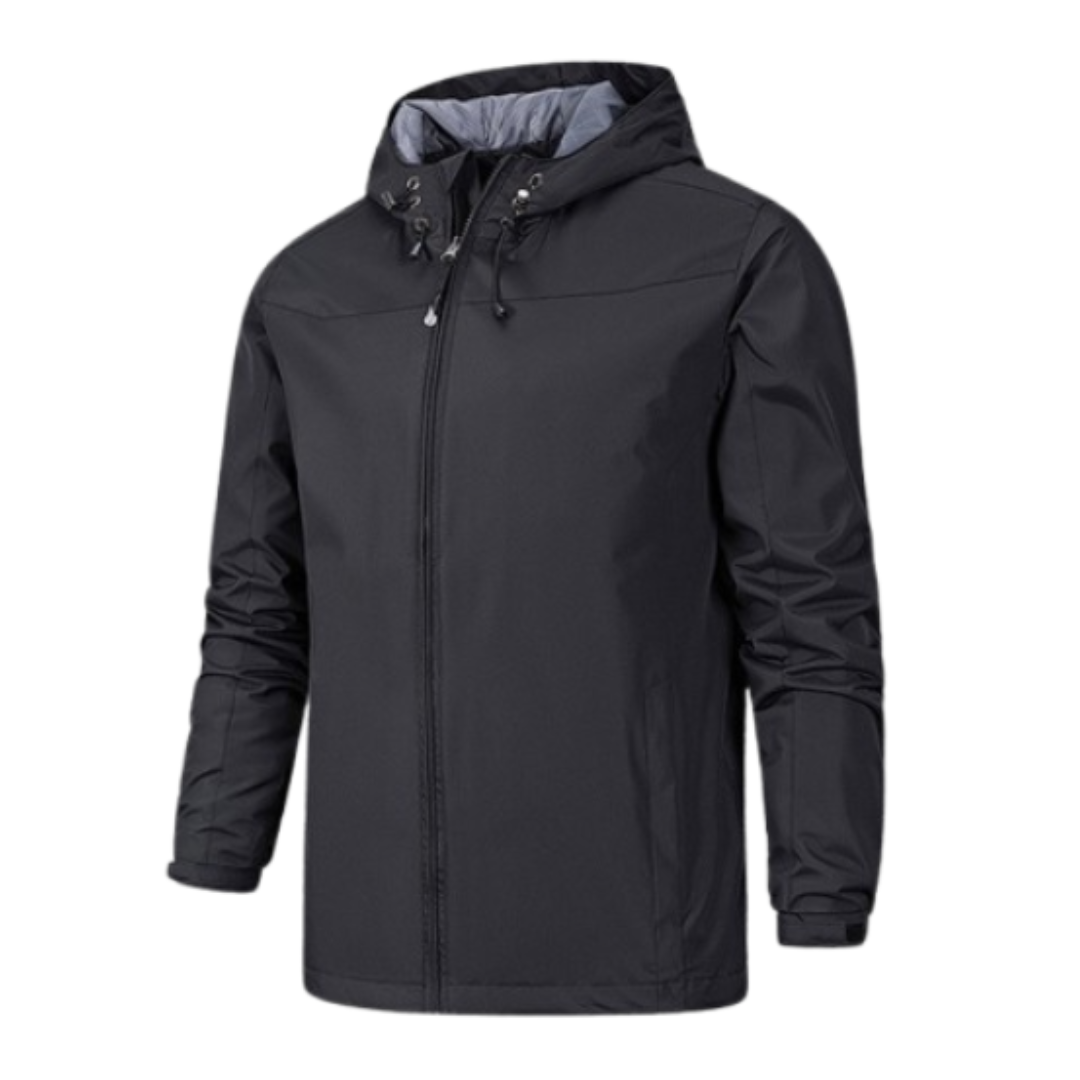 Leonard | Men’s Weatherproof Hooded Zip-Up Jacket with Drawstring