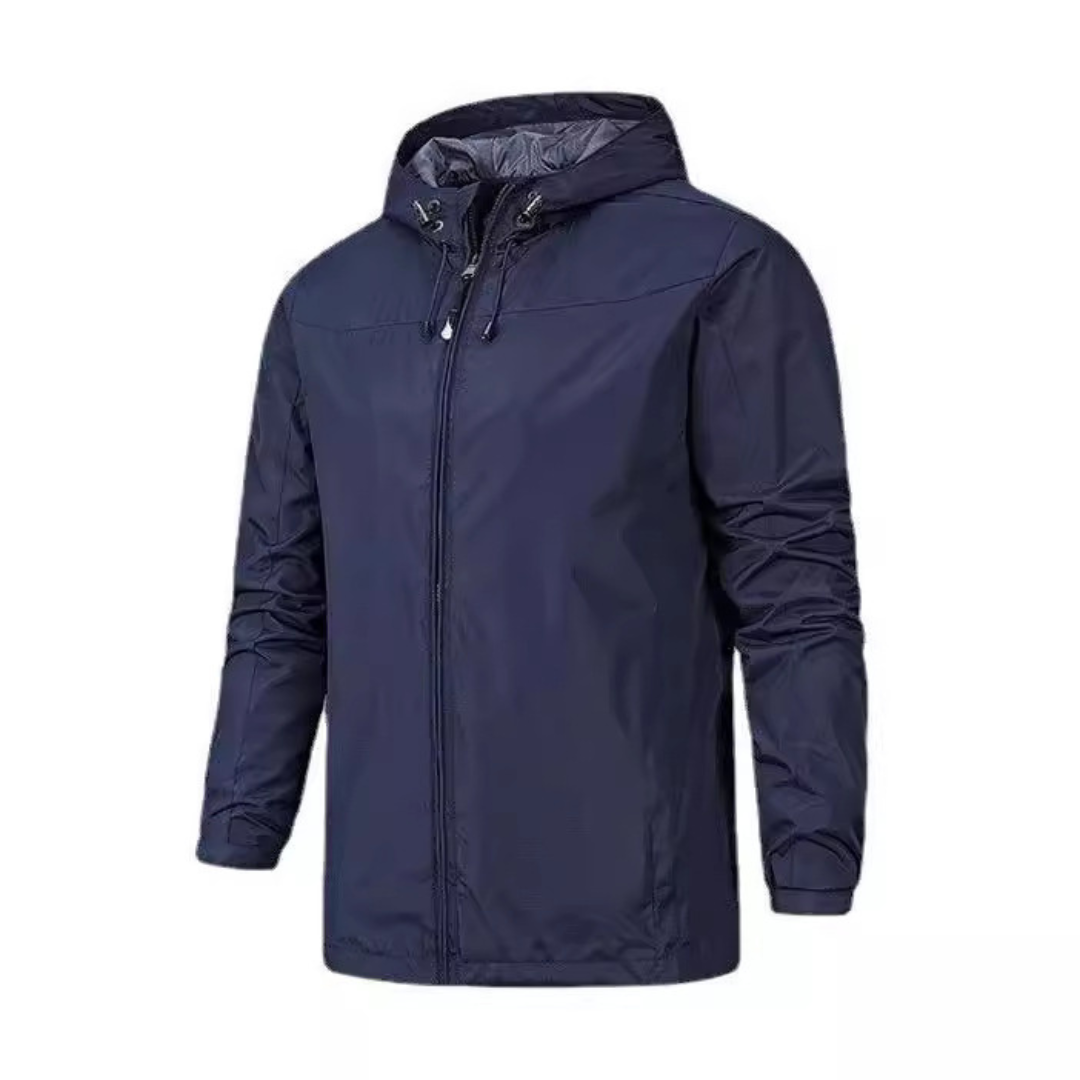 Leonard | Men’s Weatherproof Hooded Zip-Up Jacket with Drawstring