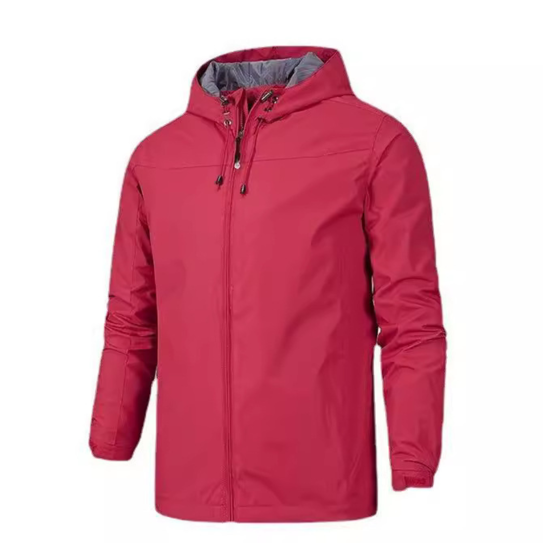 Leonard | Men’s Weatherproof Hooded Zip-Up Jacket with Drawstring