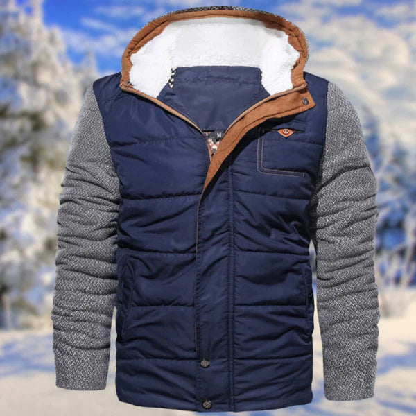 Meinhard | Men's Thick Hooded Jacket – Warm and Stylish for Winter