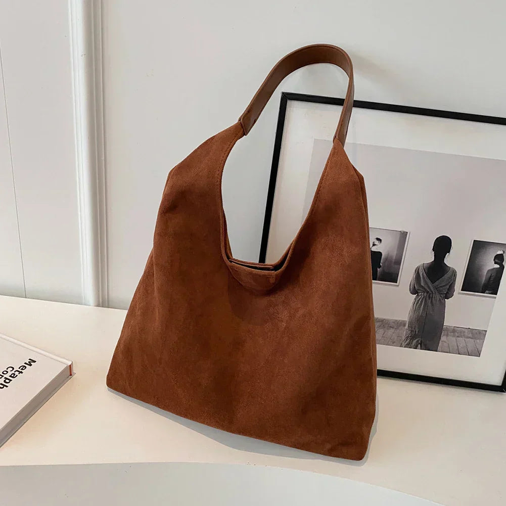 Adelinda | Women's Premium Suede Tote Bag – Stylish and Elegant Handbag for Everyday Use