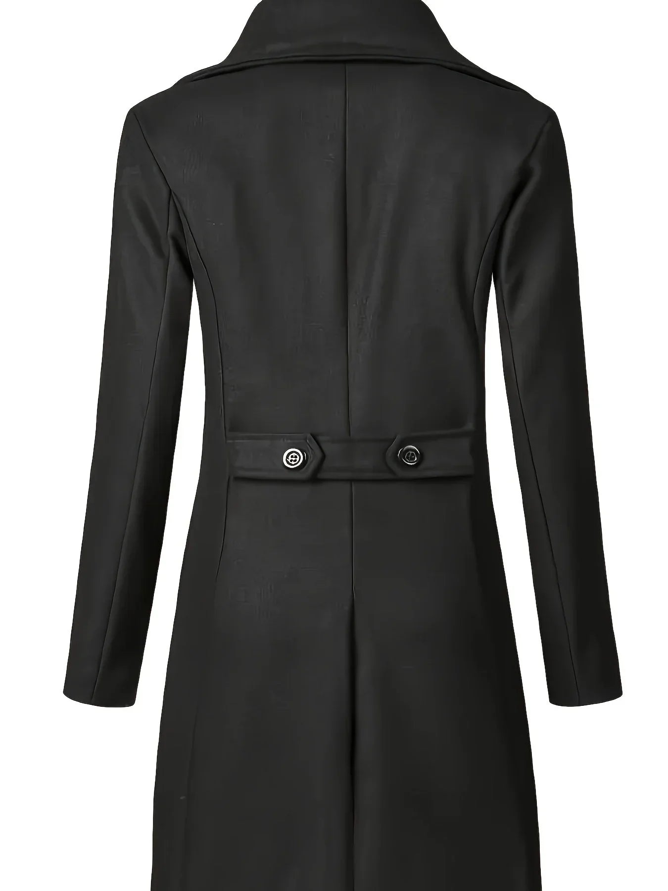 Egon | Classic Double-Breasted Trench Coat for Men with Reversed Collar