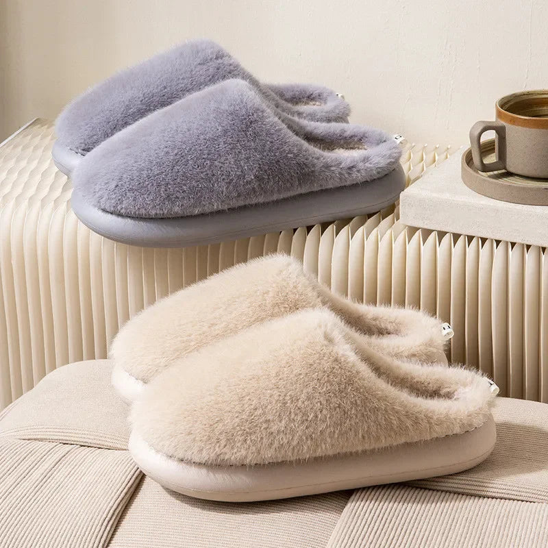 Leah | Women’s Plush Closed-Toe Indoor Slippers with Soft Warm Lining