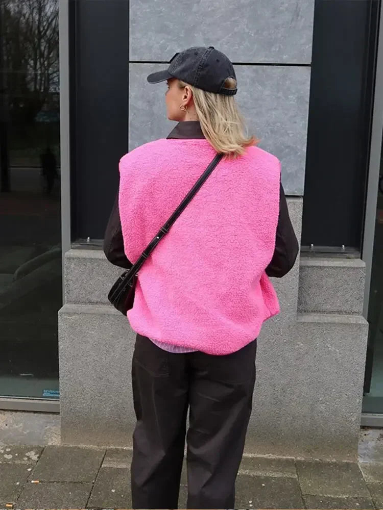 Phoebe | Women's Premium Fleece Vest – Soft, Sleeveless & Perfect for Layering