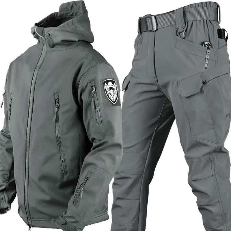 Carlo | Men’s Tactical Multi-Pocket Outdoor Jacket & Pants Set