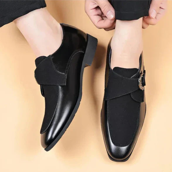 Jethro | Men's Slip-On Buckled Business Casual Shoes