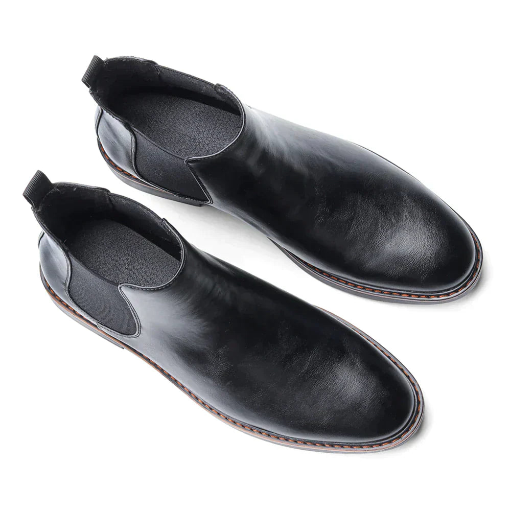 Heldro | Men’s Comfortable Retro Leather Boots with Durable Sole