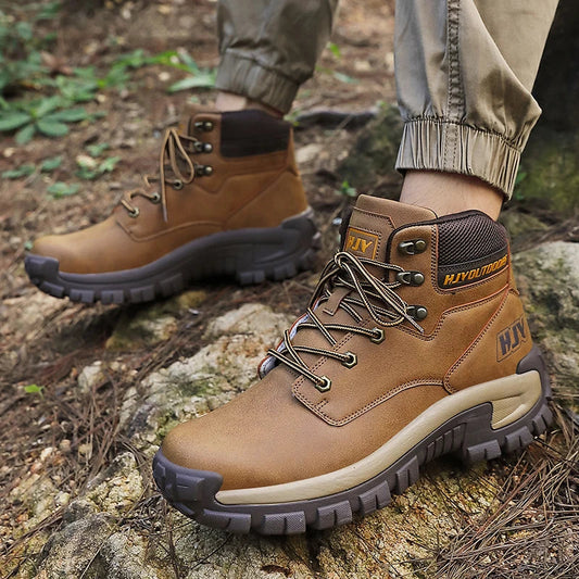 Highfield | Men’s High-Top Hiking Boots with Non-Slip Sole & Outdoor Work Design