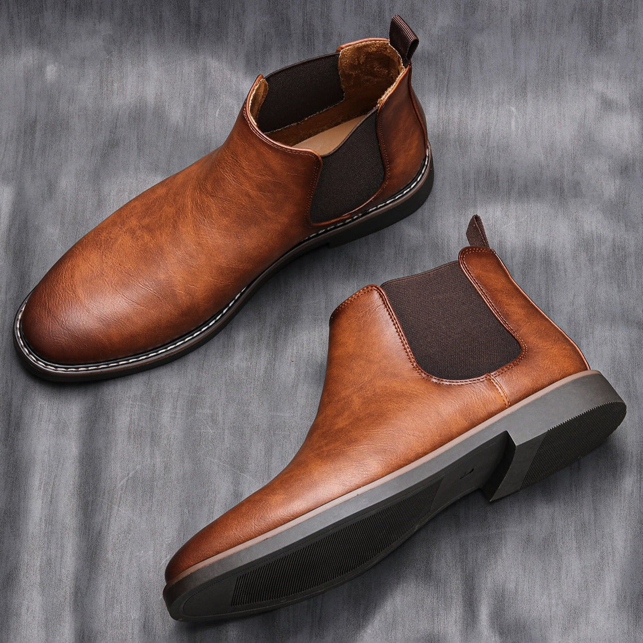 Heldro | Men’s Comfortable Retro Leather Boots with Durable Sole