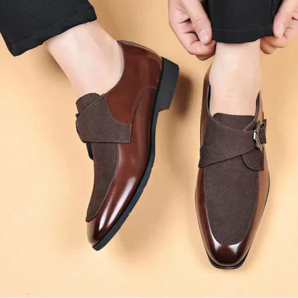 Jethro | Men's Slip-On Buckled Business Casual Shoes