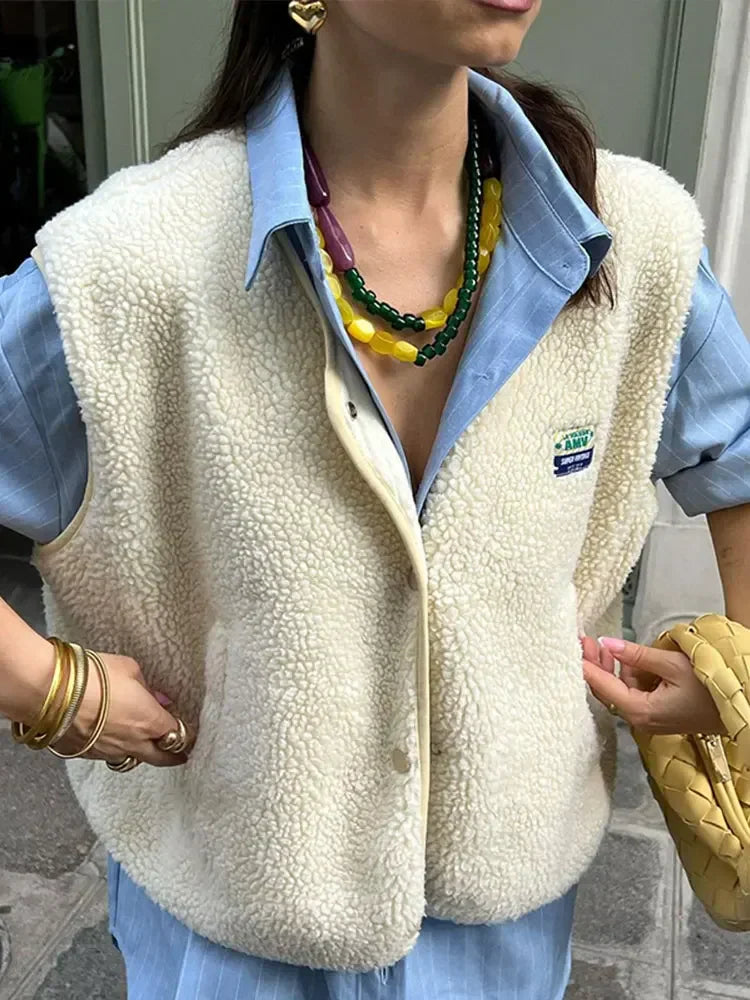 Phoebe | Women's Premium Fleece Vest – Soft, Sleeveless & Perfect for Layering