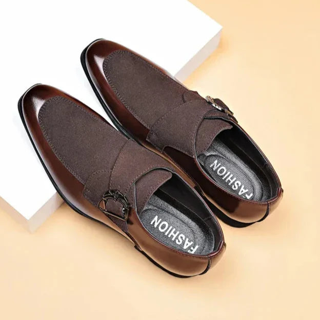 Jethro | Men's Slip-On Buckled Business Casual Shoes