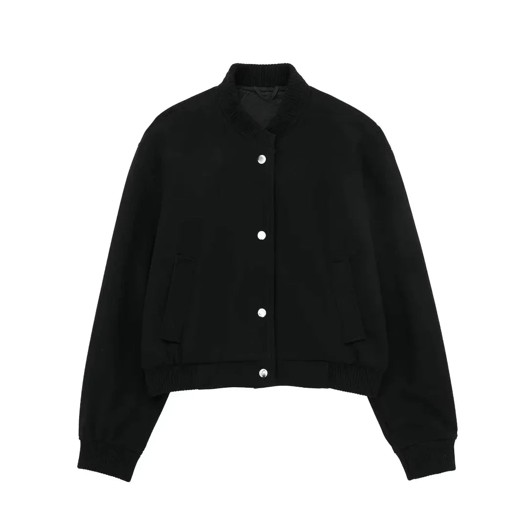 Deliana | Women's Buttoned Short Jacket – Stylish, Casual, and Effortlessly Chic