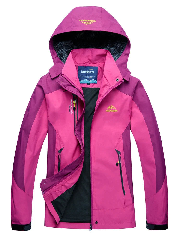 Lucinda | Women's Waterproof Windbreaker Jacket with Sporty Hooded Design