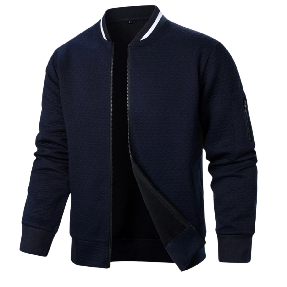 The Harrogate Elegant Zip-Up Cardigan