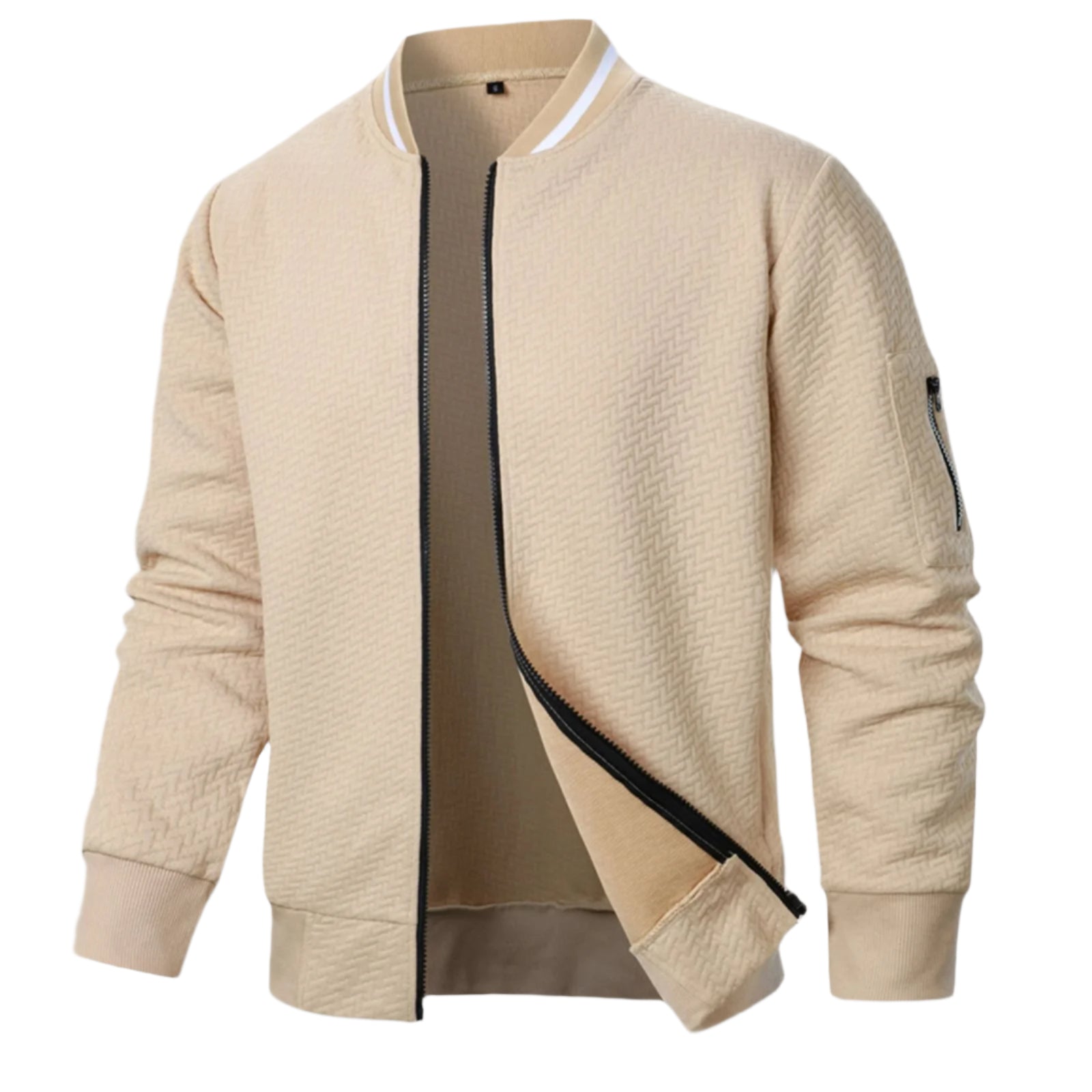 The Harrogate Elegant Zip-Up Cardigan