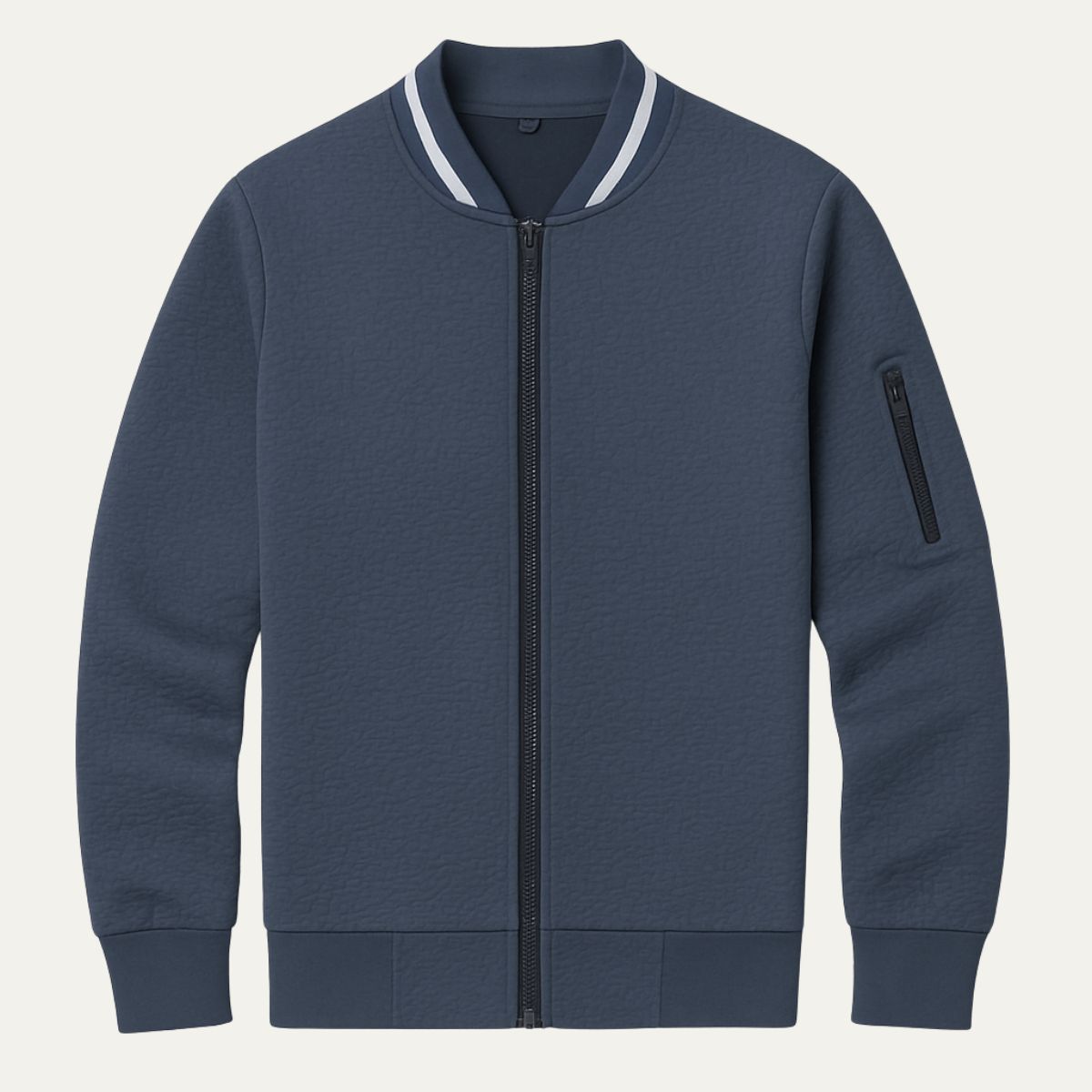 The Harrogate Elegant Zip-Up Cardigan