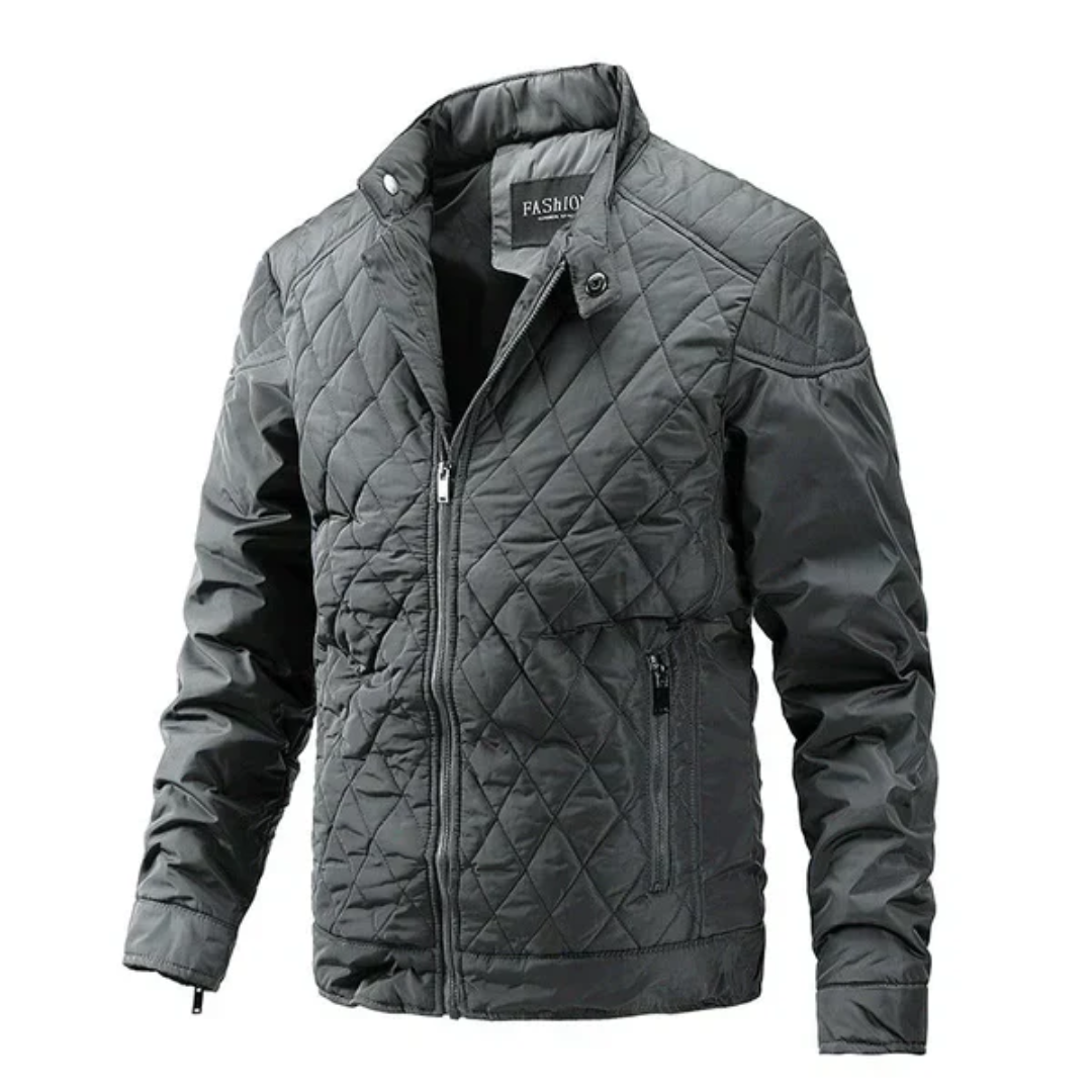 Cedrik | Men's Fleece-Lined Quilted Bomber Jacket