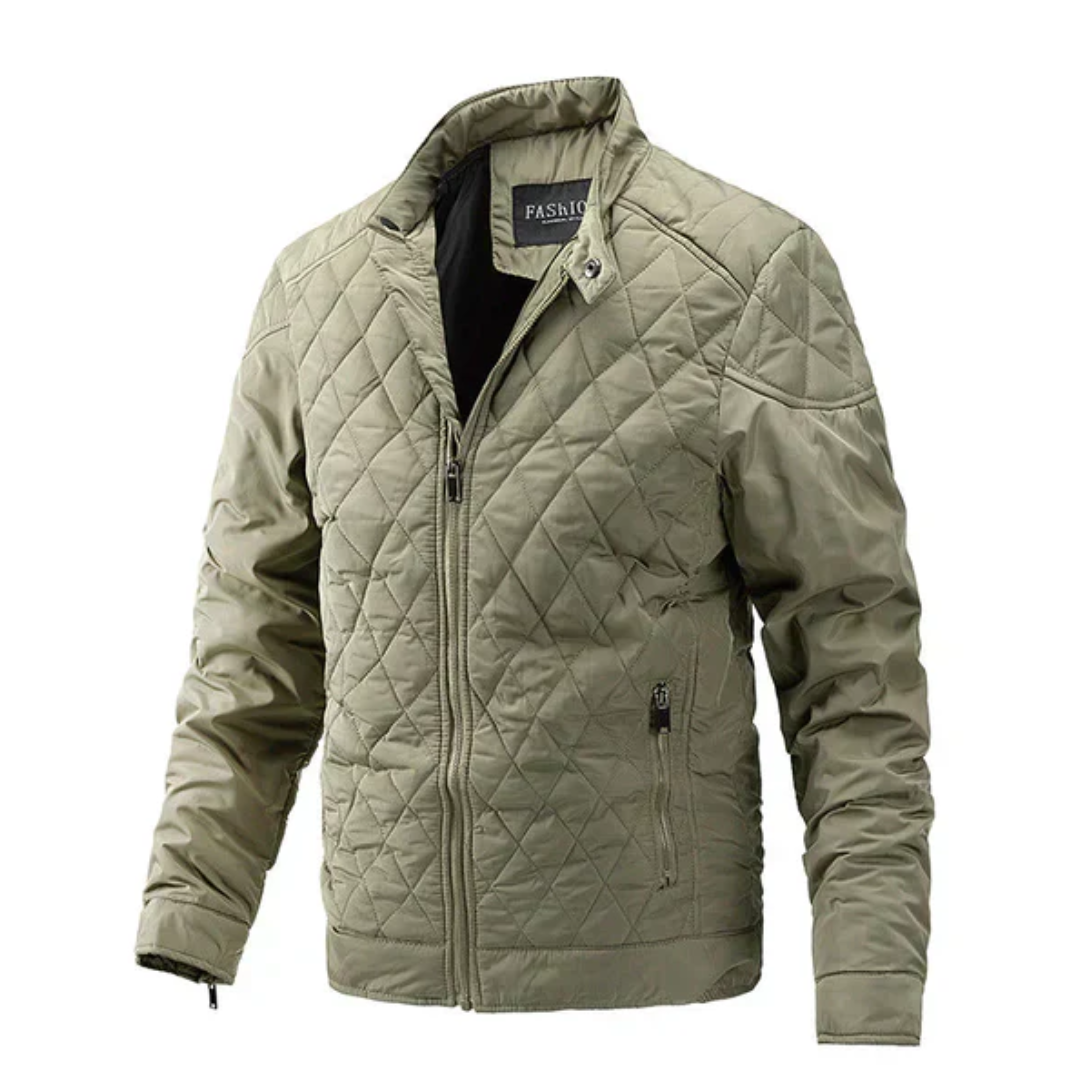 Cedrik | Men's Fleece-Lined Quilted Bomber Jacket