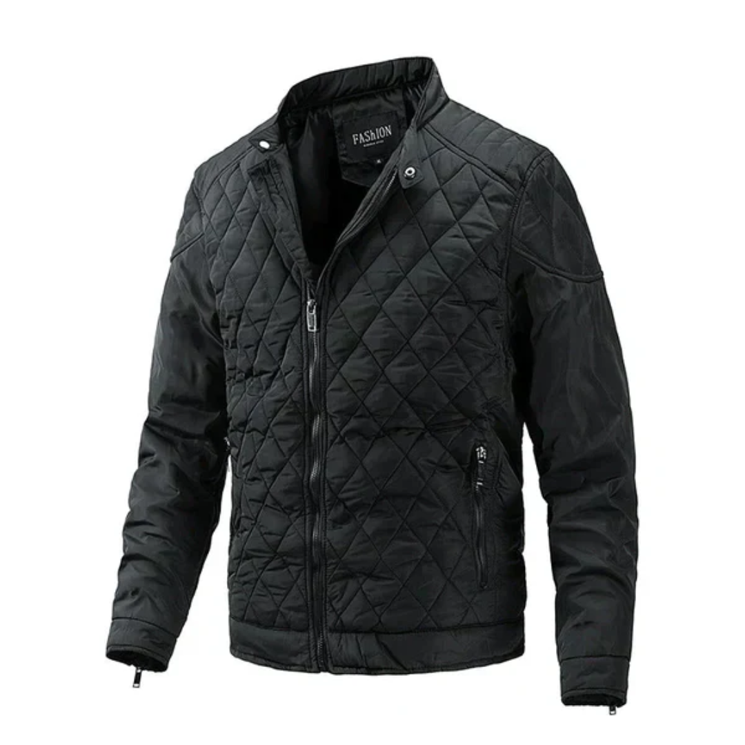 Cedrik | Men's Fleece-Lined Quilted Bomber Jacket