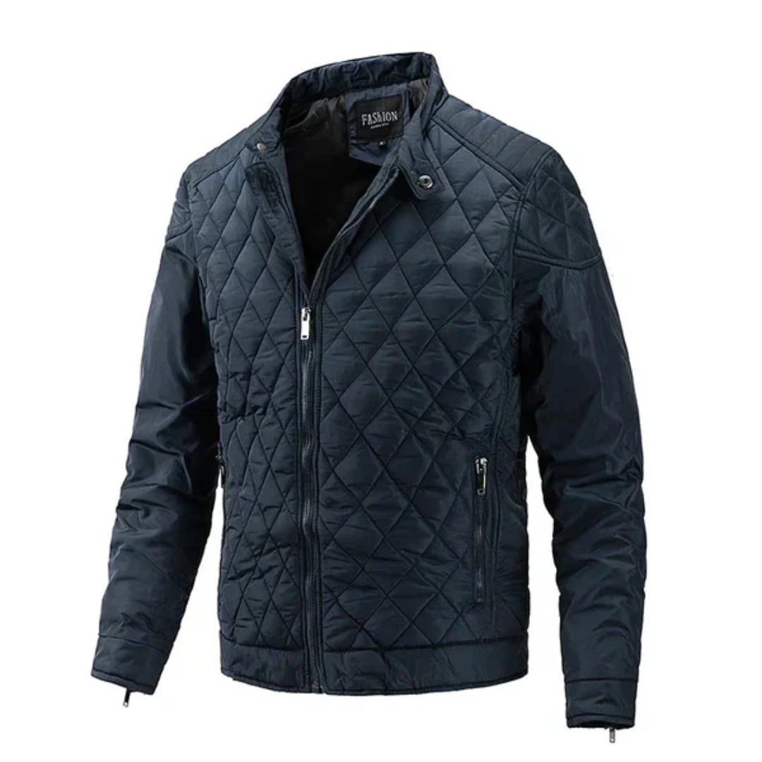 Cedrik | Men's Fleece-Lined Quilted Bomber Jacket