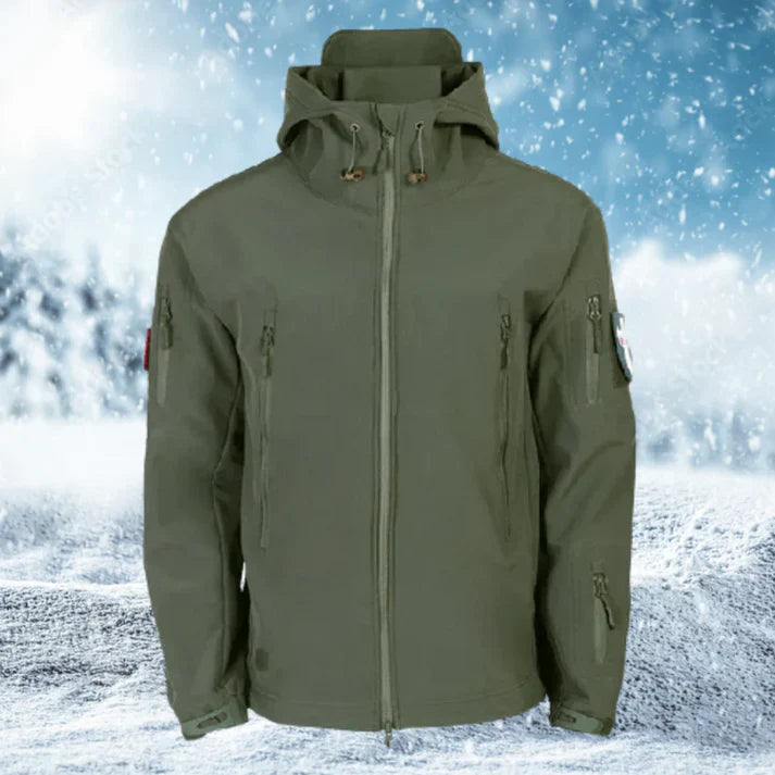 Otis | Men's Tactical Hooded Weatherproof Jacket with Multi-Zip Pockets