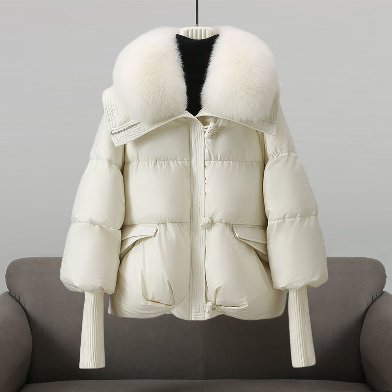 Quintina | Women's Quilted Jacket with Faux Fur Collar – Stylish & Warm