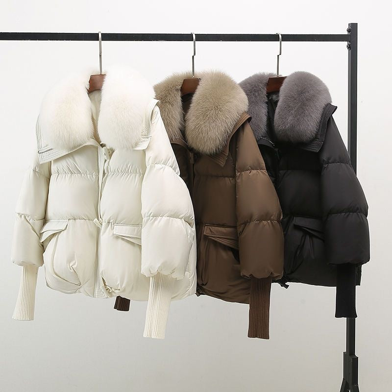 Quintina | Women's Quilted Jacket with Faux Fur Collar – Stylish & Warm