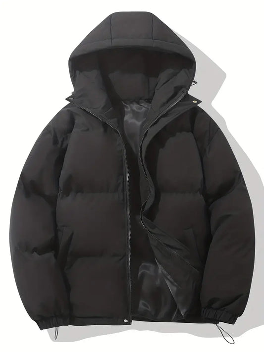 Ruth | Unisex Quilted Winter Jacket with Hood | Padded Zip-Up Coat
