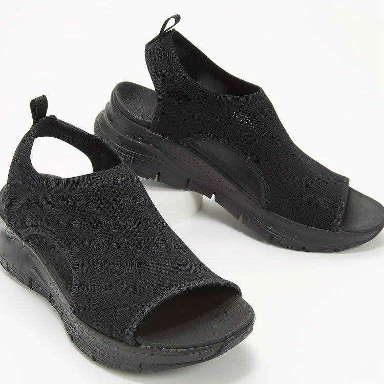 Dianara | Women's Orthopedic Wedge Sandals – Breathable Slingback Comfort for Everyday Wear