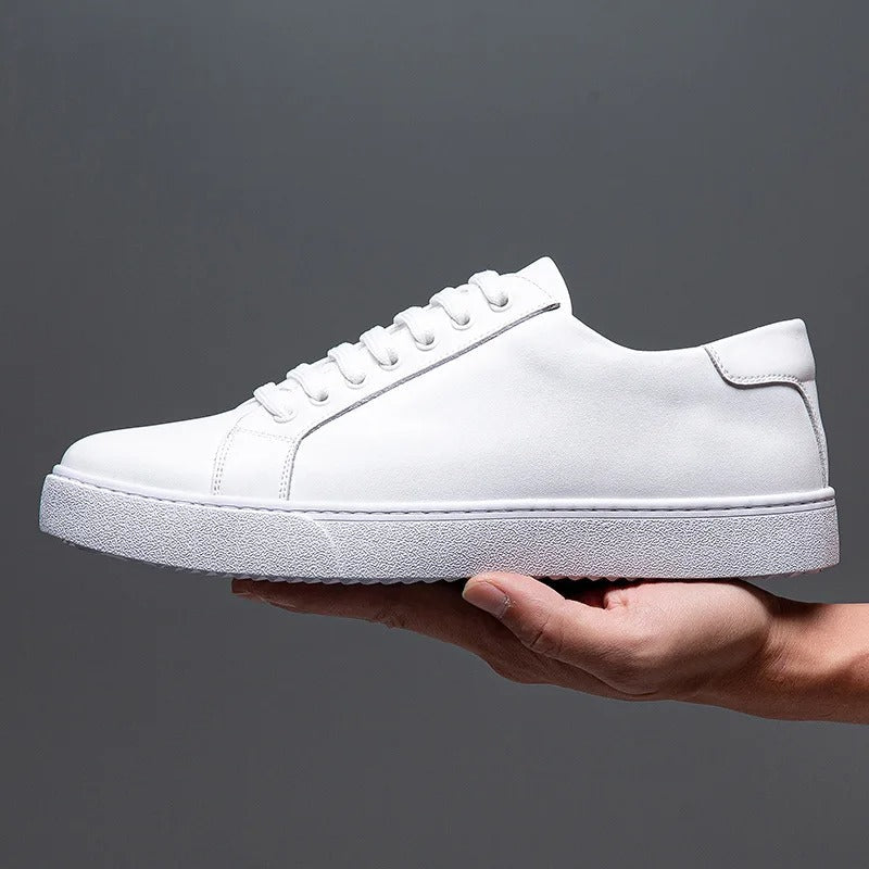 Rainer | Men’s Premium Leather Lace-Up Sneakers for Everyday Style