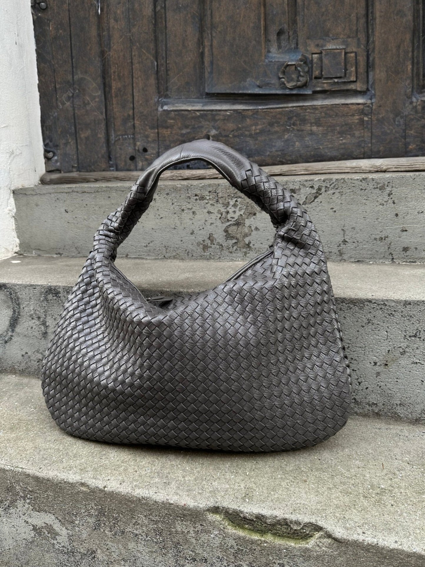 Verania | Large Women's Handbag Made from Premium Woven Material