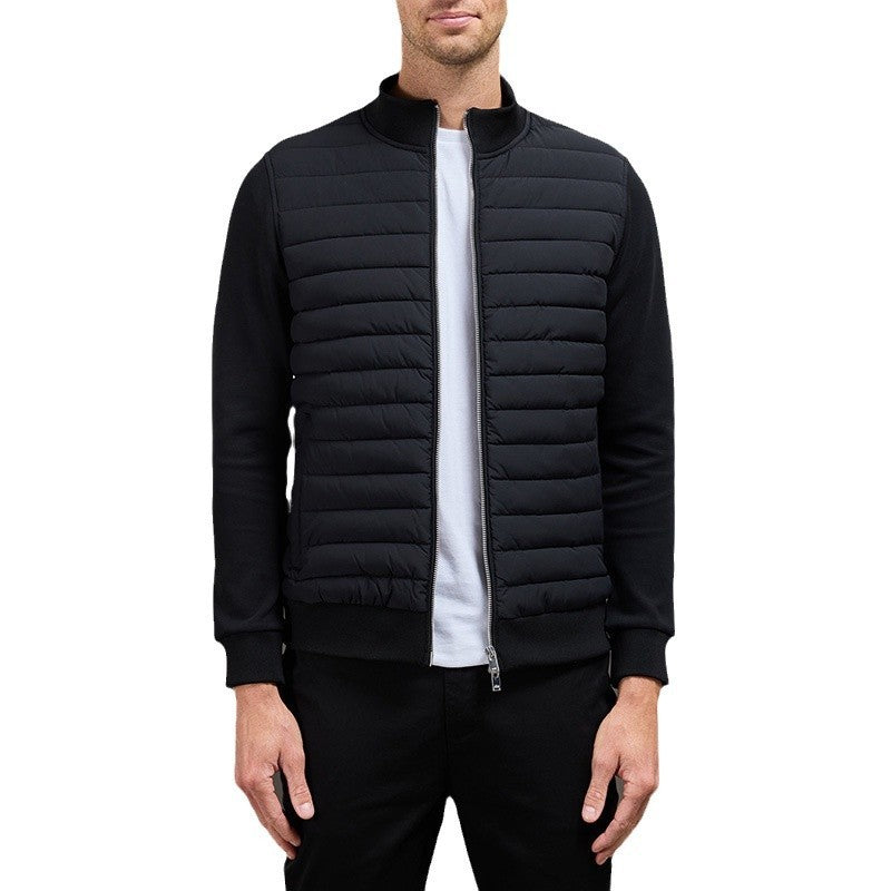 Augustus | Men's Solid Colour Full Zip Stand Collar Transitional Jacket