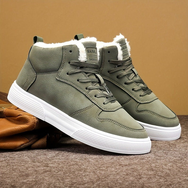 Yorick | Men’s High-Cut Winter Boots with Lace-Up Design and Warm Interior Lining