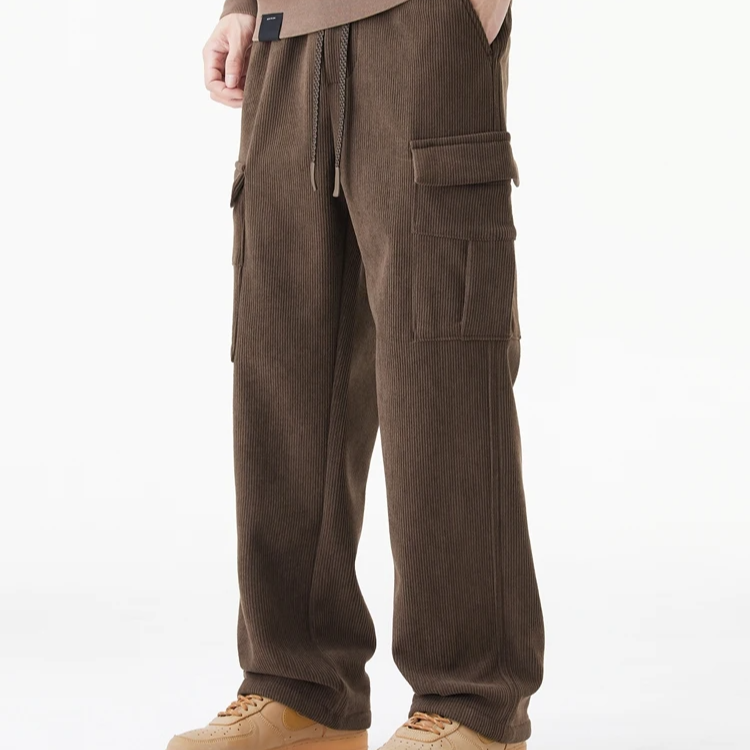 Joachim | Men’s Corduroy Trousers with Fleece Lining, Drawstring, and Relaxed Fit