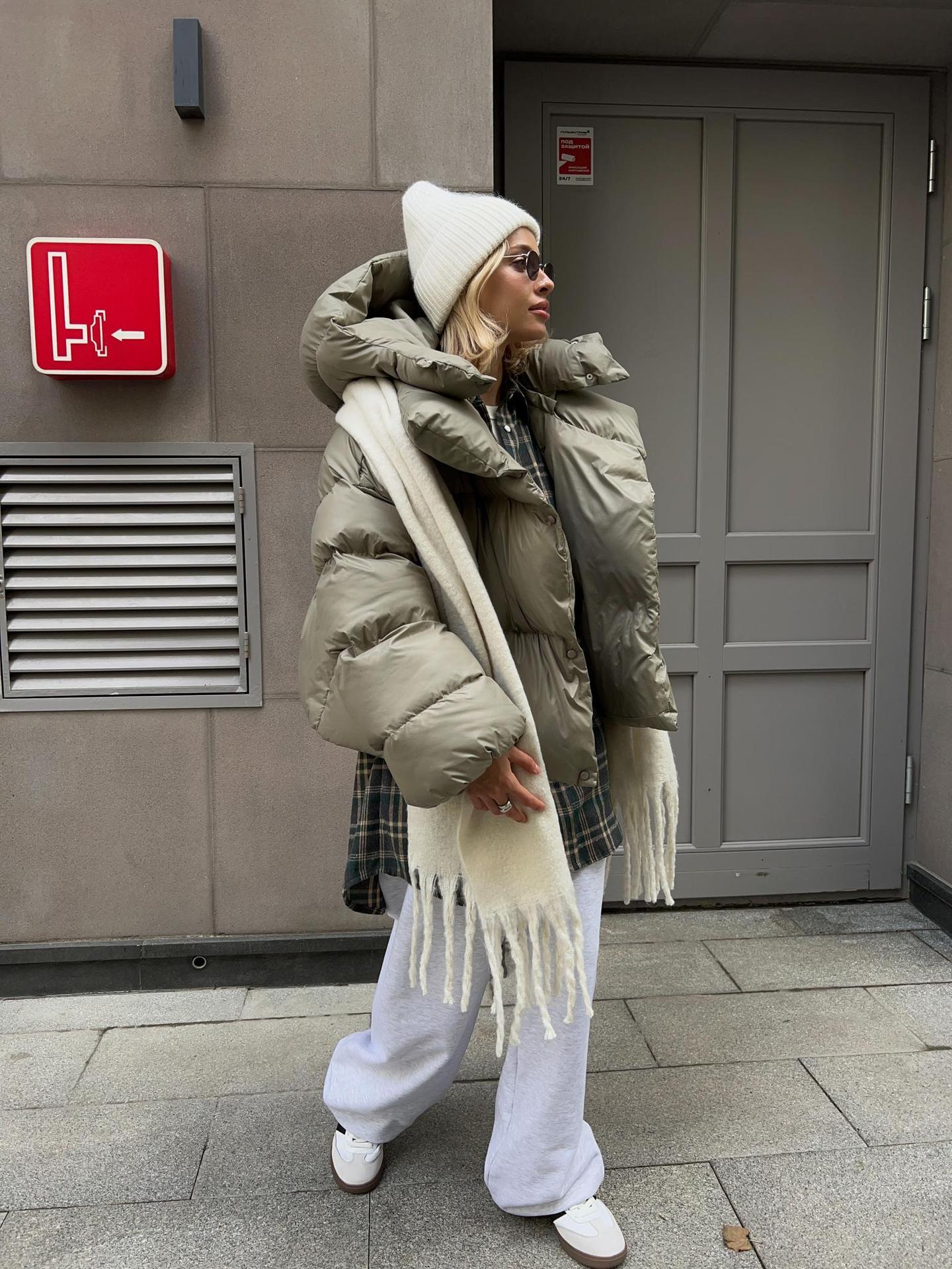 Ainsley | Women’s Thick Winter Padded Jacket with Hood
