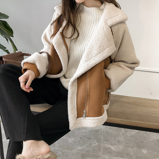 Sophia | Women’s Oversized Teddy Coat | Warm Fleece Lined Jacket