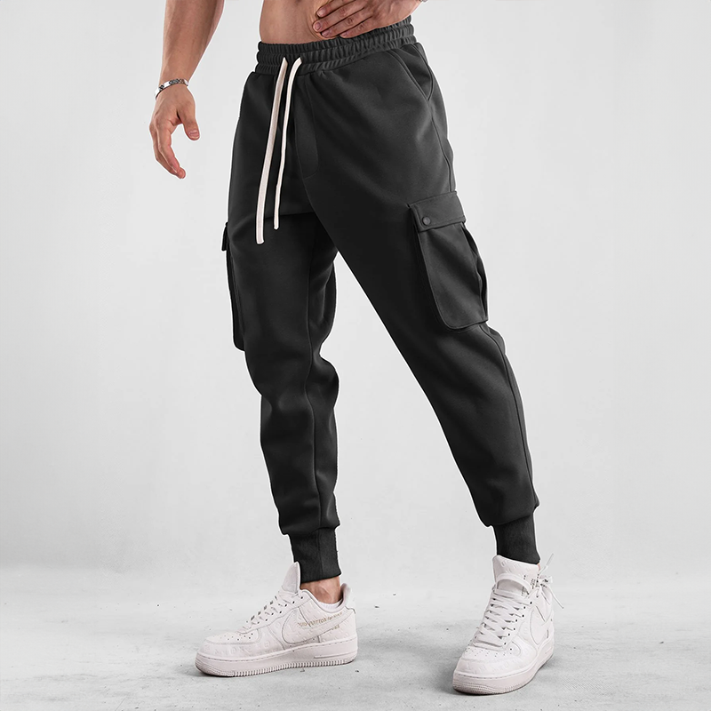 Elvin | Men's Cargo Jogging Pants with Drawstring Waist & Pockets – Comfort & Flexibility