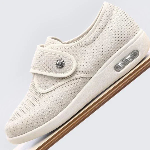 Avalon | Women's Lightweight Breathable Walking Sneakers for Swollen Feet with Adjustable Strap