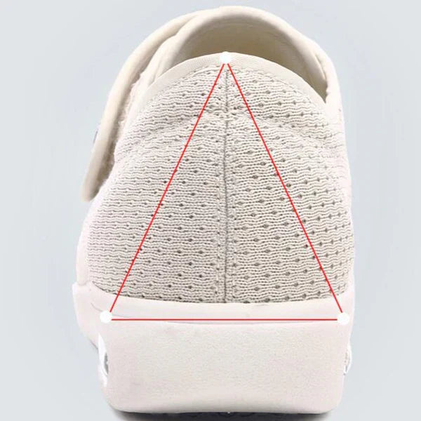 Avalon | Women's Lightweight Breathable Walking Sneakers for Swollen Feet with Adjustable Strap