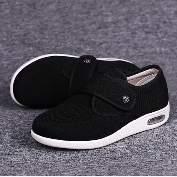 Avalon | Women's Lightweight Breathable Walking Sneakers for Swollen Feet with Adjustable Strap